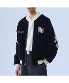 【ビショップ/Bshop / MEN】の別注 リバーシブル スーベニアジャケット MEN 人気、トレンドファッション・服の通販 founy(ファニー) ファッション Fashion メンズファッション Fashion for Men ヴィンテージ Vintage Style サテン Satin, Glossy Fabric ジャケット Jacket, Outerwear スペシャル Special, Limited Edition フィット Fit, Slim Fit フランス France, French フロント Front, Front Design ポケット Pocket, Pocket Detail 別注 Limited Edition, Custom Order モチーフ Motif, Design Theme リバーシブル Reversible, Two-Sided レギュラー Regular, Standard Fit thumbnail BLACK|ID: prp329100004811283 ipo3291000000034923686
