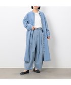 【コムサイズム/COMME CA ISM】のデニムシャツワンピース 人気、トレンドファッション・服の通販 founy(ファニー) ファッション Fashion レディースファッション Fashion for Women ワンピース Dresses シャツワンピース / 1枚で着映えコーデ Shirt Dresses インディゴ Indigo Denim ストレッチ Stretch, Stretchy Fabric ストレート Straight, Straight Cut デニム Denim, Jeans Material ポケット Pocket, Pocket Detail メタル Metal, Metal Parts ヨーク Yoke, Yoke Design ループ Loop, Loop Knit エレガント 上品 Elegant thumbnail サックス|ID: prp329100004811291 ipo3291000000034923730