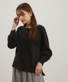 【クイーンズ コート/QUEENS COURT】のシルキースムースランタンスリーブカットソー≪手洗い可能≫ 人気、トレンドファッション・服の通販 founy(ファニー) ファッション Fashion レディースファッション Fashion for Women トップス・カットソー Cut & Sew Tops カットソー・ベーシックTシャツ Cut-and-Sewn Tops / Stretch Tees & Basics 秋 Autumn カットソー Cut and Sewn Top スリーブ Sleeve, Long Sleeve / Short Sleeve 定番 Standard, Basic Item フェミニン Feminine, Girly ベスト Vest, Waistcoat ポケット Pocket, Pocket Detail A/W・秋冬 Autumn/Winter 2025年 2025 2025-2026秋冬・A/W Autumn/Winter 2025–26 AW25–26 thumbnail ブラック|ID: prp329100004811295 ipo3291000000034923773