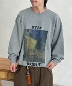 【シーピーシーエム/CPCM】の絵画アートスウェットプルオーバー 人気、トレンドファッション・服の通販 founy(ファニー) ファッション Fashion レディースファッション Fashion for Women トップス・カットソー Cut & Sew Tops レディースパーカー・カジュアルフーディー Casual Hoodies & Sweatshirts カジュアルプルオーバー・ニットトップス Pullovers & Knit Tops / Casual Pullovers スウェット・クルーネックトップス Sweatshirts & Crewnecks / Relaxed Fit Sweat Tops ガーリー Girly, Feminine Style スウェット / スエット Sweatshirt, Sweatwear デニム Denim, Jeans Material トレンド Trend, Trending Now プリント Print, Printed Pattern リラックス Relax, Relaxed Fit ルーズ Loose, Oversized 冬 Winter / This Winter thumbnail グレー|ID: prp329100004811296 ipo3291000000034923795