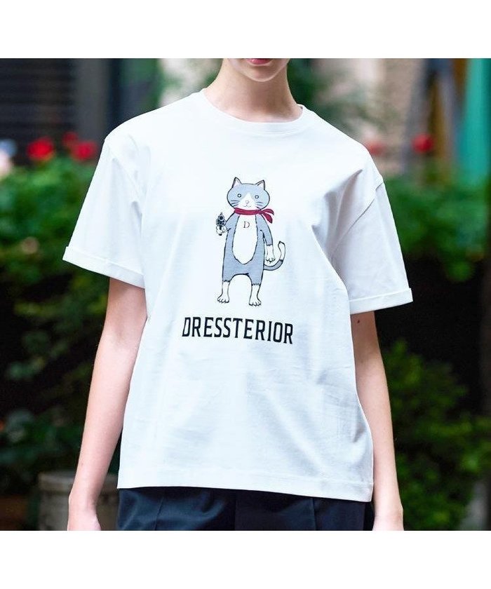 【ドレステリア/DRESSTERIOR】の【接触冷感/抗菌防臭/消臭】アイスクリアコットンキャットTシャツ インテリア・キッズ・メンズ・レディースファッション・服の通販 founy(ファニー) https://founy.com/ ファッション Fashion レディースファッション Fashion for Women トップス・カットソー Cut & Sew Tops シャツ・ブラウス・オフィスカジュアル Elegant Blouses & Button-Ups ロングTシャツ・Tシャツ Longline T-Shirts & Tees インナー Innerwear キャラクター Character, Licensed Characters コンパクト Compact, Small Size シルケット Silket, Silky Cotton ジャケット Jacket, Outerwear スマート Smart, Elegant 人気 Popular, Best Seller 抗菌 Antibacterial, Bacteria-Resistant |ID: prp329100004811299 ipo3291000000034923886