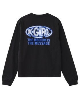 【エックスガール/X-girl】のCOLLAPSE OVAL LOGO L/S TEE X-girl 人気、トレンドファッション・服の通販 founy(ファニー) ファッション Fashion レディースファッション Fashion for Women オーバル Oval Design グラフィック Graphic, Graphic Design シルバー Silver, Metallic Silver フロント Front, Front Design プリント Print, Printed Pattern ベーシック Basic, Essential ラバー Rubber, Rubber Sole ワンポイント One Point, Statement Accent 長袖 Long Sleeve, Full Sleeve |ID:prp329100004811305