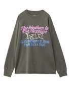 【エックスガール/X-girl】のX-girl/GRUNGE LOGO FADED L/S TEE 人気、トレンドファッション・服の通販 founy(ファニー) ファッション Fashion レディースファッション Fashion for Women インナー Innerwear ヴィンテージ Vintage Style グラフィック Graphic, Graphic Design 定番 Standard, Basic Item 長袖 Long Sleeve, Full Sleeve フレア Flare, Flared フロント Front, Front Design プリント Print, Printed Pattern ベーシック Basic, Essential メンズ Men's, Menswear ロング Long, Long-Length A/W・秋冬 Autumn/Winter おすすめ Recommended / Our Picks thumbnail BLACK|ID: prp329100004811306 ipo3291000000034923941