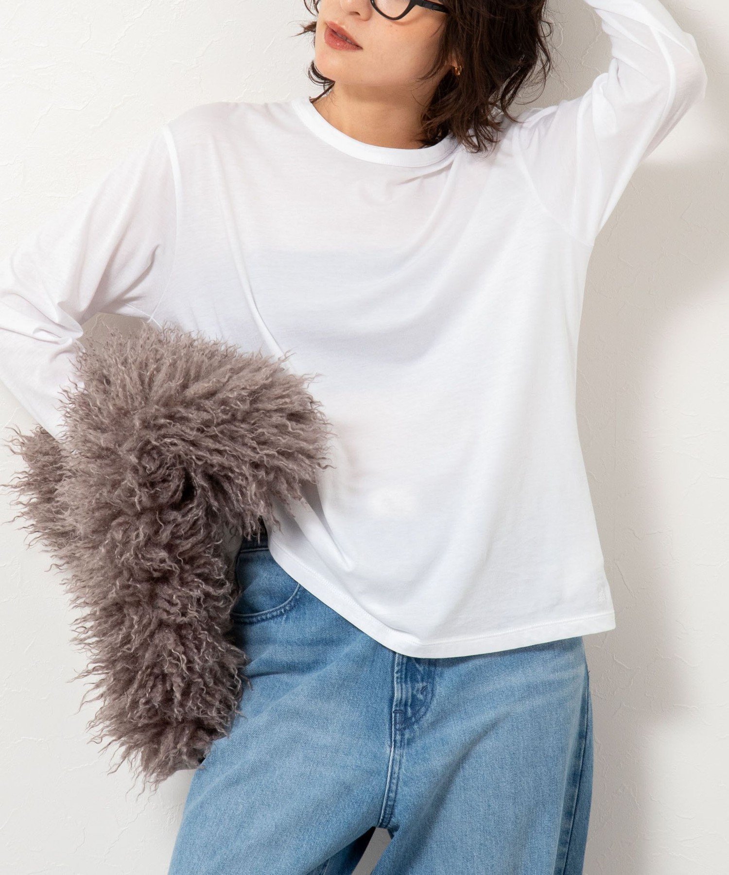 【ノーリーズ/NOLLEY'S】のMY STANDARD ウォッシャブルアルビニエアリータッチロンT インテリア・キッズ・メンズ・レディースファッション・服の通販 founy(ファニー) 　ファッション　Fashion　レディースファッション　Fashion for Women　トップス・カットソー　Cut & Sew Tops　ロングTシャツ・Tシャツ　Longline T-Shirts & Tees　イタリア　Italy　インナー　Innerwear　エアリー　Airy Texture　定番　Standard, Basic Item　人気　Popular, Best Seller　おすすめ　Recommended / Our Picks　2024年　2024　2024-2025秋冬・A/W　Autumn/Winter 2024–25 AW24–25　2025年　2025　2025-2026秋冬・A/W　Autumn/Winter 2025–26 AW25–26　ホワイト|ID: prp329100004811318 ipo3291000000034924025