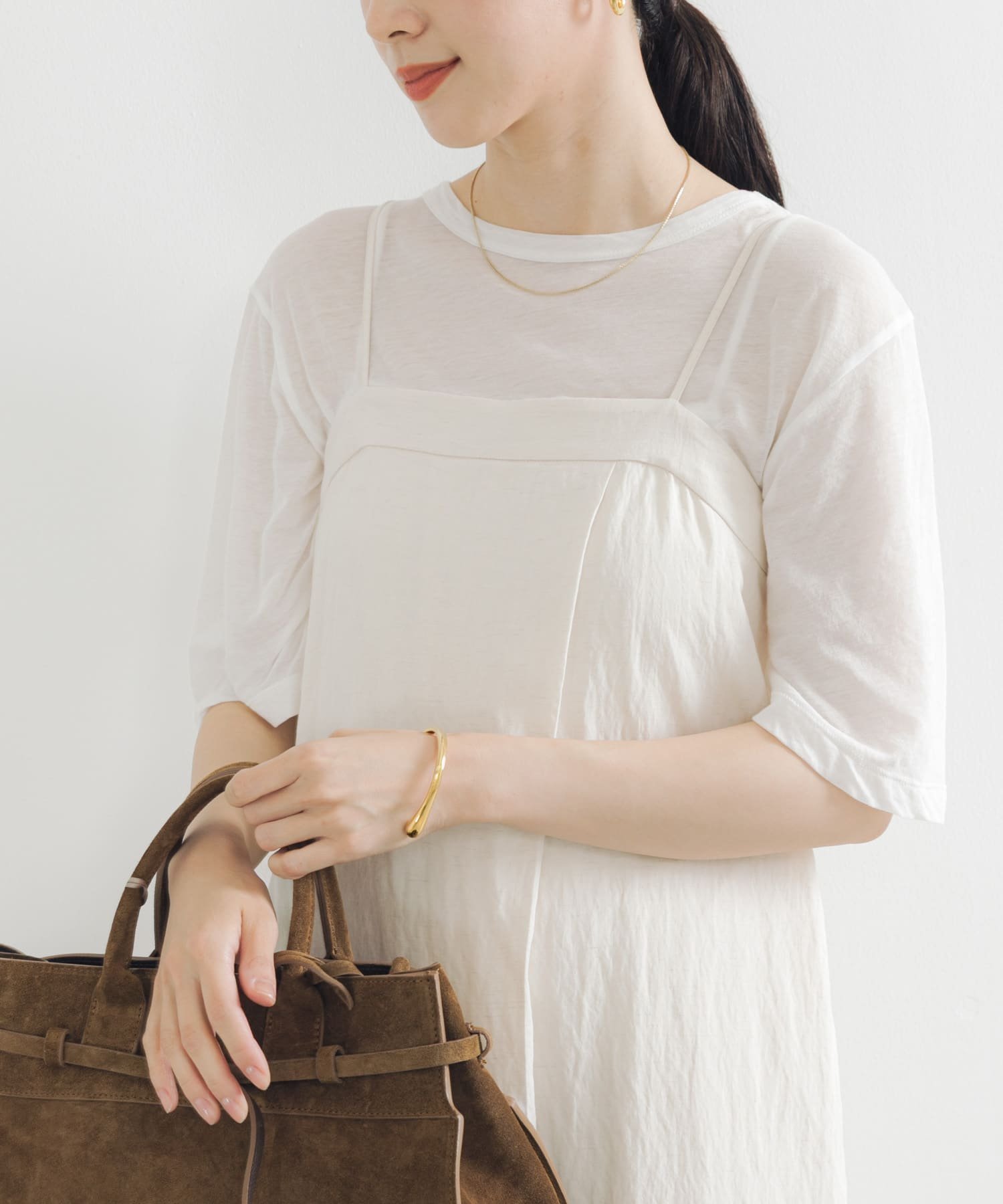 【アーバンリサーチ/URBAN RESEARCH】のnew basic ドライツイストシアーTシャツ 人気、トレンドファッション・服の通販 founy(ファニー) 　ファッション　Fashion　レディースファッション　Fashion for Women　トップス・カットソー　Cut & Sew Tops　シャツ・ブラウス・オフィスカジュアル　Elegant Blouses & Button-Ups　ロングTシャツ・Tシャツ　Longline T-Shirts & Tees　2025年　2025　2025春夏・S/S　Spring/Summer 2025 SS25　インナー　Innerwear　ジャケット　Jacket, Outerwear　ビスチェ　Bustier, Corset Top　ベーシック　Basic, Essential　夏　Summer　春　Spring　S/S・春夏　SS, Spring/Summer, Warm Season　秋　Autumn　 other-1|ID: prp329100004811330 ipo3291000000034924185