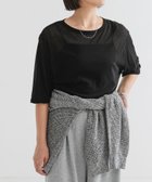 【アーバンリサーチ/URBAN RESEARCH】のnew basic ドライツイストシアーTシャツ 人気、トレンドファッション・服の通販 founy(ファニー) ファッション Fashion レディースファッション Fashion for Women トップス・カットソー Cut & Sew Tops シャツ・ブラウス・オフィスカジュアル Elegant Blouses & Button-Ups ロングTシャツ・Tシャツ Longline T-Shirts & Tees 2025年 2025 2025春夏・S/S Spring/Summer 2025 SS25 インナー Innerwear ジャケット Jacket, Outerwear ビスチェ Bustier, Corset Top ベーシック Basic, Essential 夏 Summer 春 Spring S/S・春夏 SS, Spring/Summer, Warm Season 秋 Autumn thumbnail BLACK|ID: prp329100004811330 ipo3291000000034924193