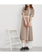 【ニコル クラブ/NICOLE CLUB】のアシメカラーワンピース 人気、トレンドファッション・服の通販 founy(ファニー) ファッション Fashion レディースファッション Fashion for Women ワンピース Dresses おすすめ Recommended / Our Picks アシンメトリー Asymmetrical Style ガーリー Girly, Feminine Style ストライプ Stripe, Striped Pattern スマート Smart, Elegant スリーブ Sleeve, Long Sleeve / Short Sleeve thumbnail 18ベージュ|ID: prp329100004811346 ipo3291000000034924355
