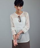 【サロン アダム エ ロペ/SALON adam et rope'】の【WEB限定】トリコットシアーロングTシャツ オフホワイト(15)|ID: prp329100004811356 ipo3291000000034924461