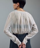 【サロン アダム エ ロペ/SALON adam et rope'】の【WEB限定】トリコットシアーロングTシャツ ライトグレー(08)|ID: prp329100004811356 ipo3291000000034924465