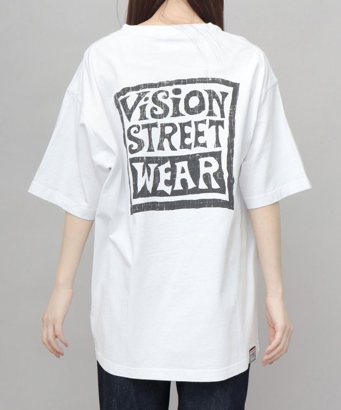 【エーエムエス/A.M.S】のビジョンストリートウェア 半袖Tシャツ メンズ レディース ロゴプリント ロゴt インテリア・キッズ・メンズ・レディースファッション・服の通販 founy(ファニー) https://founy.com/ ファッション Fashion レディースファッション Fashion for Women トップス・カットソー Cut & Sew Tops シャツ・ブラウス・オフィスカジュアル Elegant Blouses & Button-Ups ロングTシャツ・Tシャツ Longline T-Shirts & Tees ウォッシュ Washed Finish カリフォルニア California, Cali Style シンプル Simple, Minimal ダブル Double, Double-Breasted デニム Denim, Jeans Material ビッグ Big, Oversized プリント Print, Printed Pattern 半袖 Short Sleeve, Half Sleeve ミックス Mix, Mixed Style メンズ Men's, Menswear ルーズ Loose, Oversized ワーク Workwear, Utility Style おすすめ Recommended / Our Picks |ID: prp329100004811366 ipo3291000000034924680