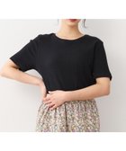 【ローラアシュレイ/LAURA ASHLEY】の【洗える/ストレッチ】アイレット ベーシックカットソー 人気、トレンドファッション・服の通販 founy(ファニー) ファッション Fashion レディースファッション Fashion for Women トップス・カットソー Cut & Sew Tops カットソー・ベーシックTシャツ Cut-and-Sewn Tops / Stretch Tees & Basics アイレット Eyelet Lace インナー Innerwear カットソー Cut and Sewn Top カーディガン Cardigan, Knitwear ジャケット Jacket, Outerwear ストレッチ Stretch, Stretchy Fabric スマート Smart, Elegant ベーシック Basic, Essential 半袖 Short Sleeve, Half Sleeve 洗える Machine Washable 透かし Cut-Out, Lacework thumbnail ブラック|ID: prp329100004811367 ipo3291000000034924719