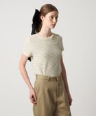 【ビューティ&ユース ユナイテッドアローズ/BEAUTY&YOUTH / UNITED ARROWS】のSteven Alan ウェイビー ジャージー ショートスリーブ Tシャツ OFF WHITE|ID: prp329100004811381 ipo3291000000034924811