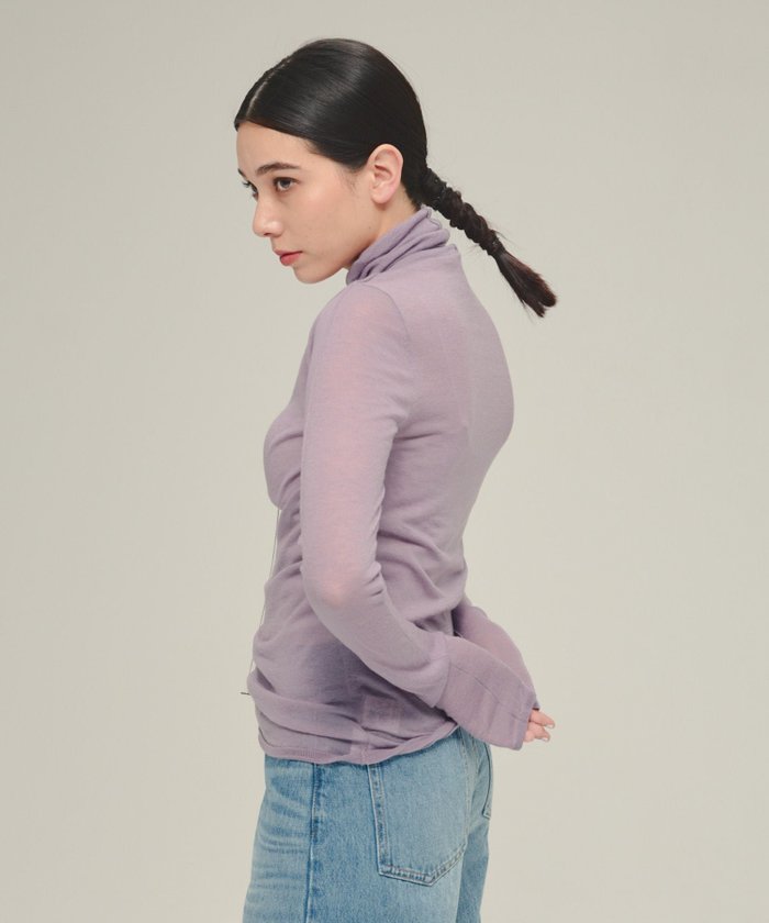 【ジーナシス/JEANASiS】の16G Sheer Wool TurtleNeck インテリア・キッズ・メンズ・レディースファッション・服の通販 founy(ファニー) https://founy.com/ ファッション Fashion レディースファッション Fashion for Women トップス・カットソー Cut & Sew Tops タートルネック・ハイネックトップス Turtlenecks & High-Neck Tops おすすめ Recommended / Our Picks インナー Innerwear カーディガン Cardigan, Knitwear シアー Sheer, See-Through シンプル Simple, Minimal 冬 Winter / This Winter 防寒 Cold Protection, Winter-Ready |ID: prp329100004811385 ipo3291000000034924880