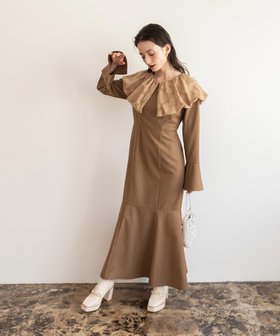 【ランダ/RANDA】のバルーンカラーマーメイドワンピース 人気、トレンドファッション・服の通販 founy(ファニー) ファッション Fashion レディースファッション Fashion for Women ワンピース Dresses アクセサリー Fashion Accessories シューズ Shoes, Footwear バルーン Balloon, Balloon Silhouette マーメイド Mermaid, Fishtail Silhouette エレガント 上品 Elegant |ID:prp329100004811402