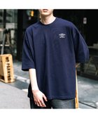 【ロッキーモンロー/Rocky Monroe】のUMBRO 別注コラボ オーバーサイズワンポイントロゴ刺繍半袖Tシャツ ネイビー|ID: prp329100004811405 ipo3291000000034925130