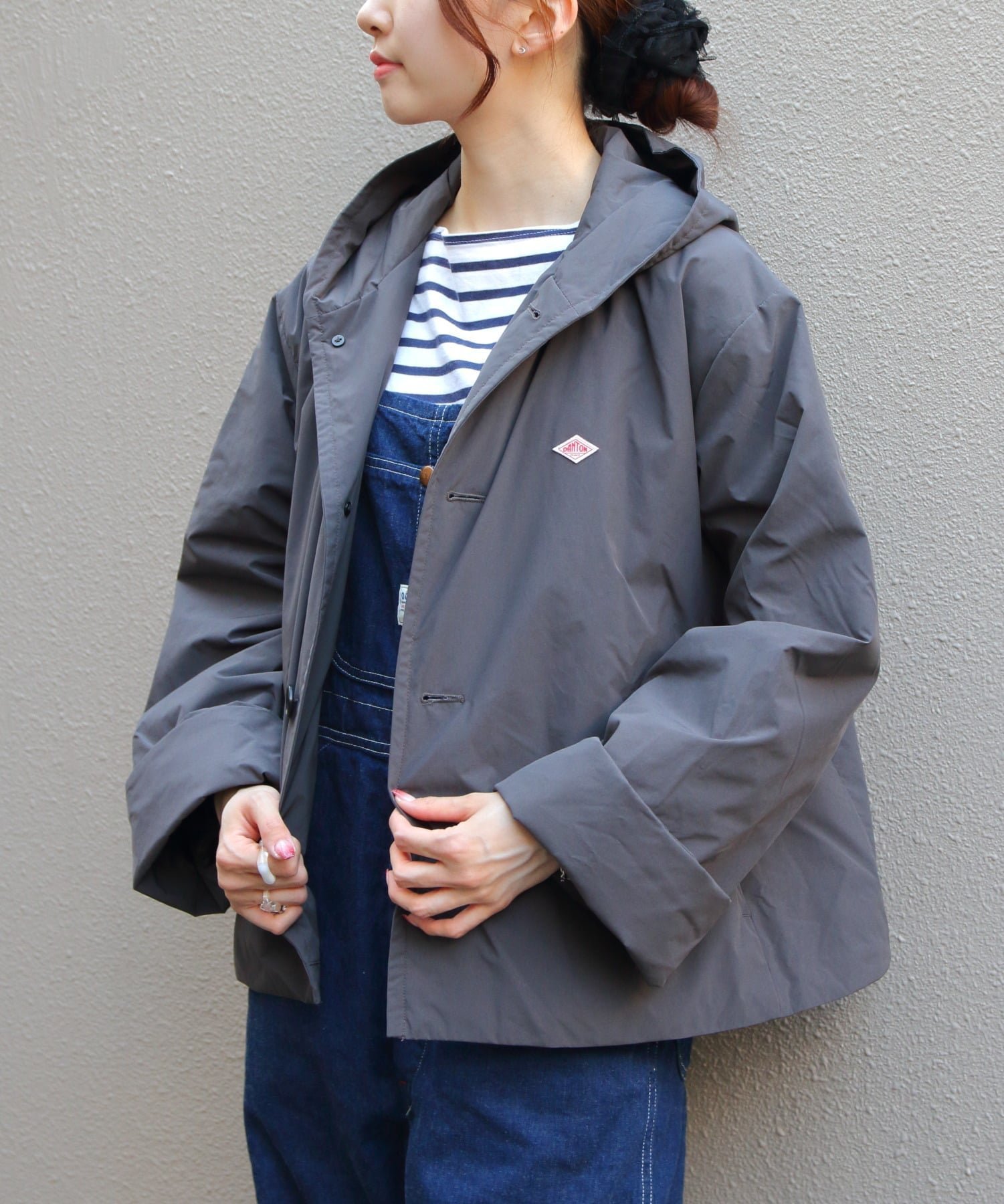 【ステップス/STEPS】のDANTON/HOODED INSULATION A0673 インテリア・キッズ・メンズ・レディースファッション・服の通販 founy(ファニー) 　ファッション　Fashion　レディースファッション　Fashion for Women　おすすめ　Recommended / Our Picks　インナー　Innerwear　ジャケット　Jacket, Outerwear　タフタ　Taffeta, Structured Fabric　ダウン　Down, Puffer　ピーチ　Peach, Soft Touch　A/W・秋冬　Autumn/Winter　CHGRY|ID: prp329100004811441 ipo3291000000034925684