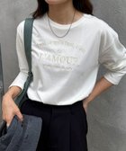 【フレディ&グロスター/FREDY&GLOSTER】のワントーンロゴロンTシャツ オフホワイト|ID: prp329100004811443 ipo3291000000034925694