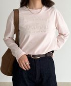 【フレディ&グロスター/FREDY&GLOSTER】のワントーンロゴロンTシャツ ベビーピンク|ID: prp329100004811443 ipo3291000000034925695