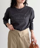 【フレディ&グロスター/FREDY&GLOSTER】のワントーンロゴロンTシャツ チャコールグレー|ID: prp329100004811443 ipo3291000000034925697