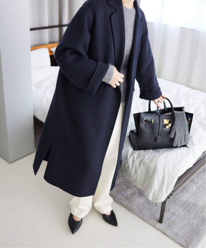 【スローブ イエナ/SLOBE IENA】の《WEB限定/追加2》souple woolダブルフェイスチェスターコート インテリア・キッズ・メンズ・レディースファッション・服の通販 founy(ファニー) https://founy.com/ ファッション Fashion レディースファッション Fashion for Women アウター Coat / Outerwear Collection コート・ロングコート・ピーコート Long Coats, Peacoats & More チェスターコート・ロング丈アウター Chester Coats / Chesterfield Long Coats インナー Innerwear ジャケット Jacket, Outerwear ストール Stole, Wrap ダウン Down, Puffer チェスター Chester, Chester Coat デニム Denim, Jeans Material 人気 Popular, Best Seller ポケット Pocket, Pocket Detail ミドル Middle Length, Mid Height ロング Long, Long-Length エレガント 上品 Elegant 2025年 2025 2025-2026秋冬・A/W Autumn/Winter 2025–26 AW25–26 |ID: prp329100004811462 ipo3291000000035018370