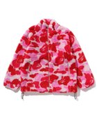 【ア ベイシング エイプ/A BATHING APE】のABC CAMO METAL ONE POINT BOA JACKET 人気、トレンドファッション・服の通販 founy(ファニー) ファッション Fashion レディースファッション Fashion for Women アウター Coat / Outerwear Collection レディースジャケット・軽アウター Jackets ジャケット Jacket, Outerwear メッシュ Mesh, Net Fabric thumbnail PINK|ID: prp329100004811483 ipo3291000000034926119
