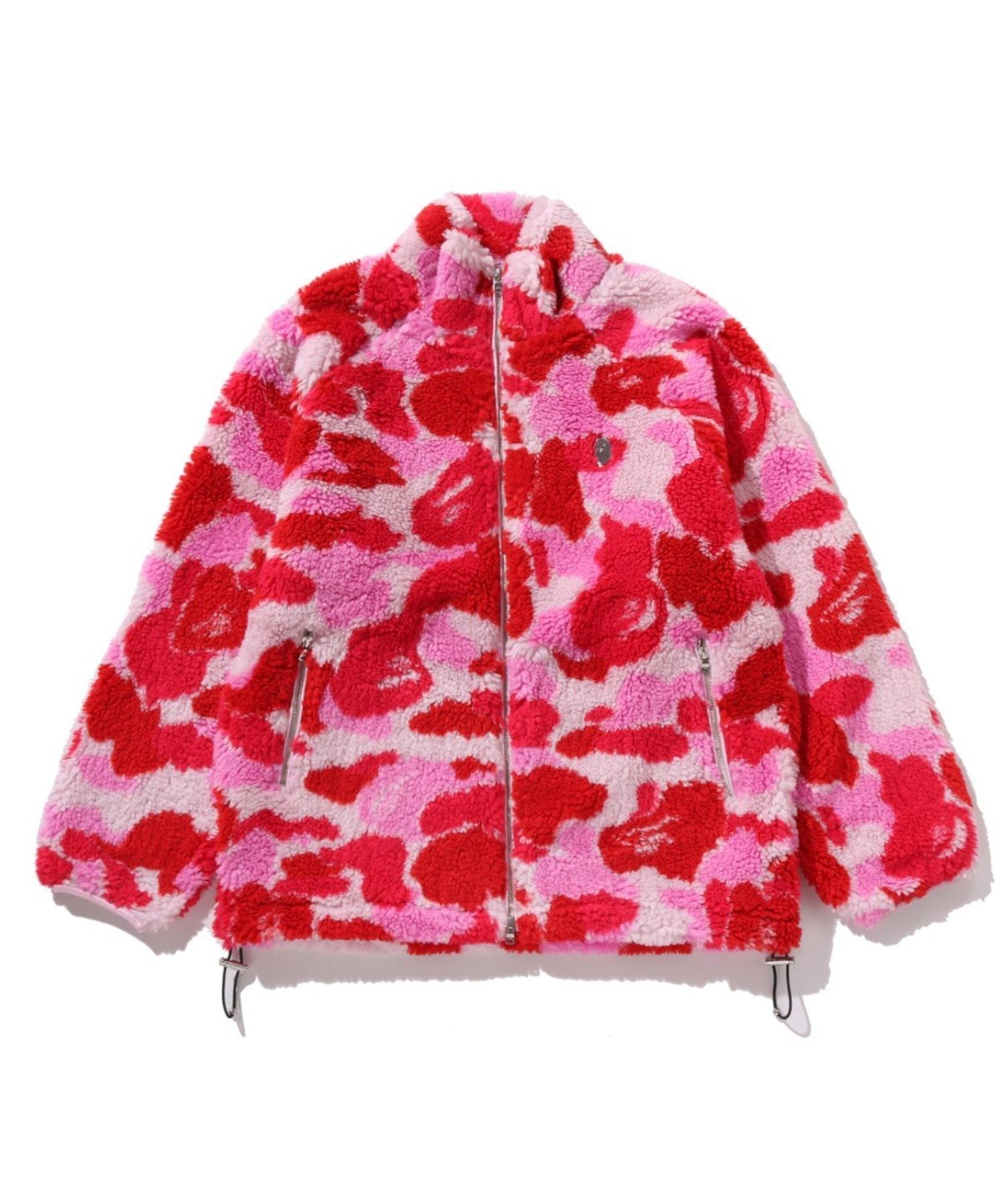 【ア ベイシング エイプ/A BATHING APE】のABC CAMO METAL ONE POINT BOA JACKET インテリア・キッズ・メンズ・レディースファッション・服の通販 founy(ファニー) 　ファッション　Fashion　レディースファッション　Fashion for Women　アウター　Coat / Outerwear Collection　レディースジャケット・軽アウター　Jackets　ジャケット　Jacket, Outerwear　メッシュ　Mesh, Net Fabric　PINK|ID: prp329100004811483 ipo3291000000034926119