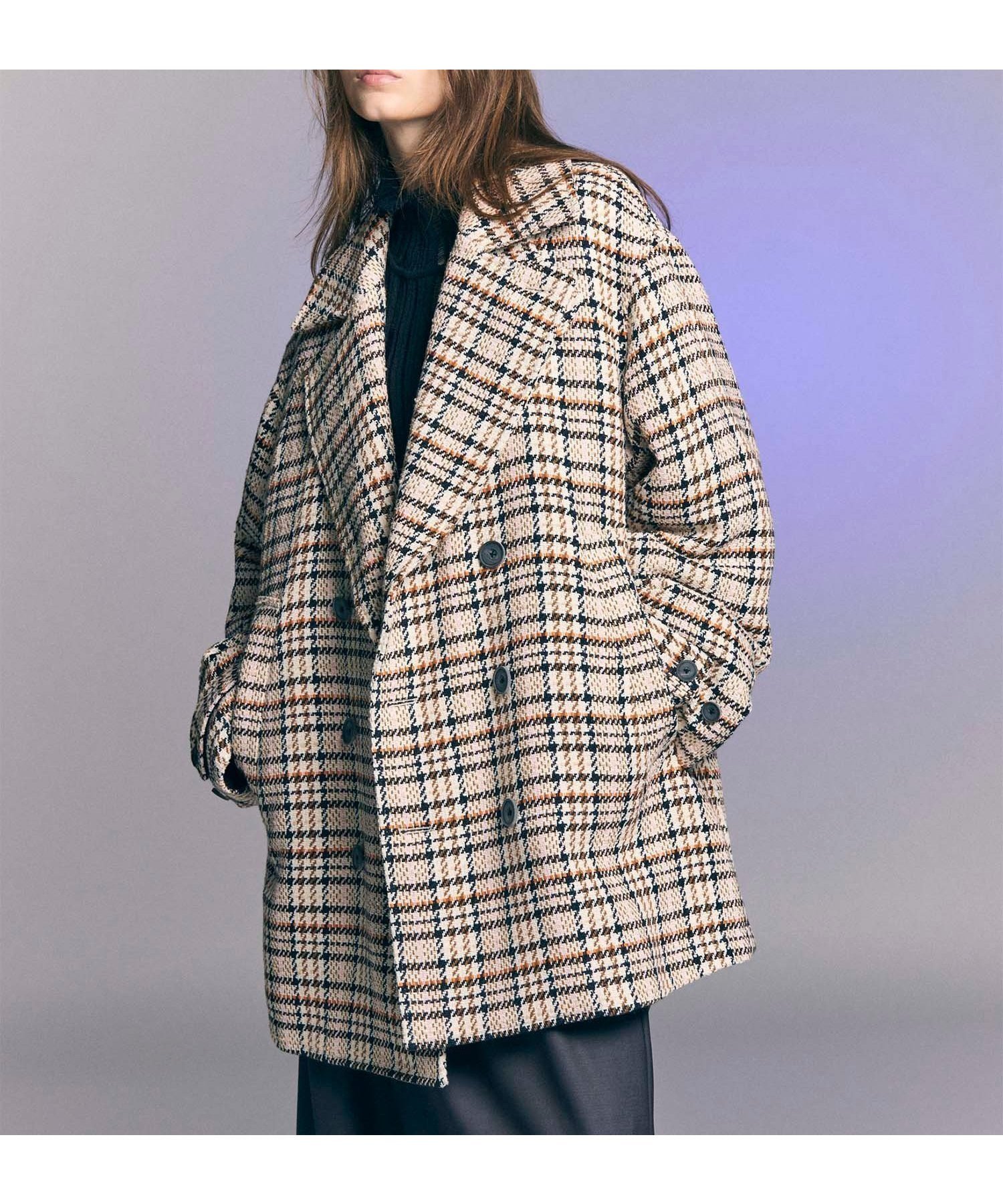 【メゾンスペシャル/MAISON SPECIAL】の【Italian Dead Stock Fabric】Prime-Over Pea Coat インテリア・キッズ・メンズ・レディースファッション・服の通販 founy(ファニー) 　ファッション　Fashion　レディースファッション　Fashion for Women　アウター　Coat / Outerwear Collection　コート・ロングコート・ピーコート　Long Coats, Peacoats & More　Pコート　Pea Coats　コレクション　Collection, Seasonal Line　ショルダー　Shoulder, Shoulder Strap　スタンド　Stand Collar, Upright Stand　ドロップ　Drop Shoulder, Dropped Style　ミドル　Middle Length, Mid Height　O.WHT|ID: prp329100004811498 ipo3291000000034926231