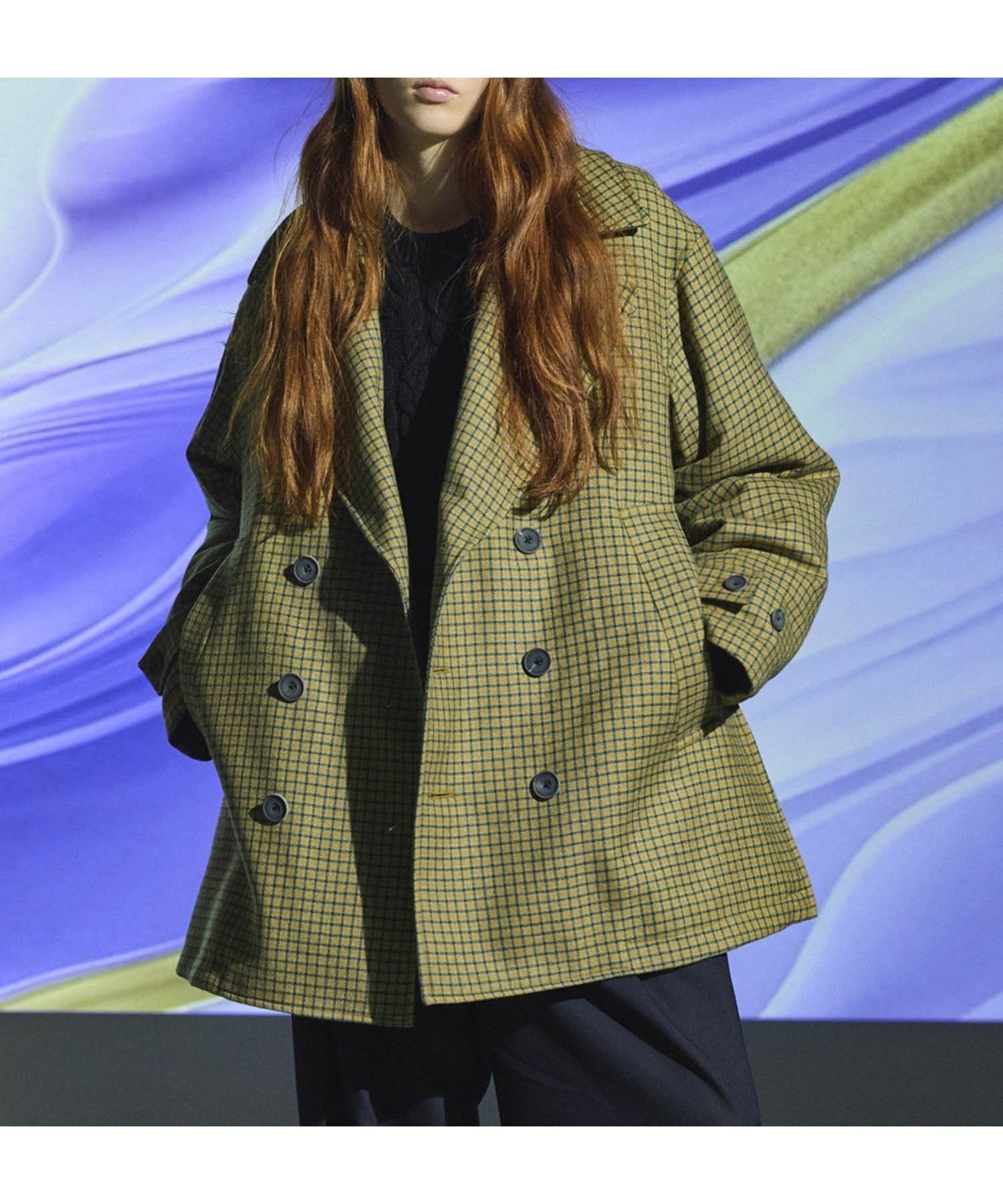 【メゾンスペシャル/MAISON SPECIAL】の【Italian Dead Stock Fabric】Prime-Over Pea Coat インテリア・キッズ・メンズ・レディースファッション・服の通販 founy(ファニー) 　ファッション　Fashion　レディースファッション　Fashion for Women　アウター　Coat / Outerwear Collection　コート・ロングコート・ピーコート　Long Coats, Peacoats & More　Pコート　Pea Coats　コレクション　Collection, Seasonal Line　ショルダー　Shoulder, Shoulder Strap　スタンド　Stand Collar, Upright Stand　ドロップ　Drop Shoulder, Dropped Style　ミドル　Middle Length, Mid Height　YEL|ID: prp329100004811498 ipo3291000000034926232