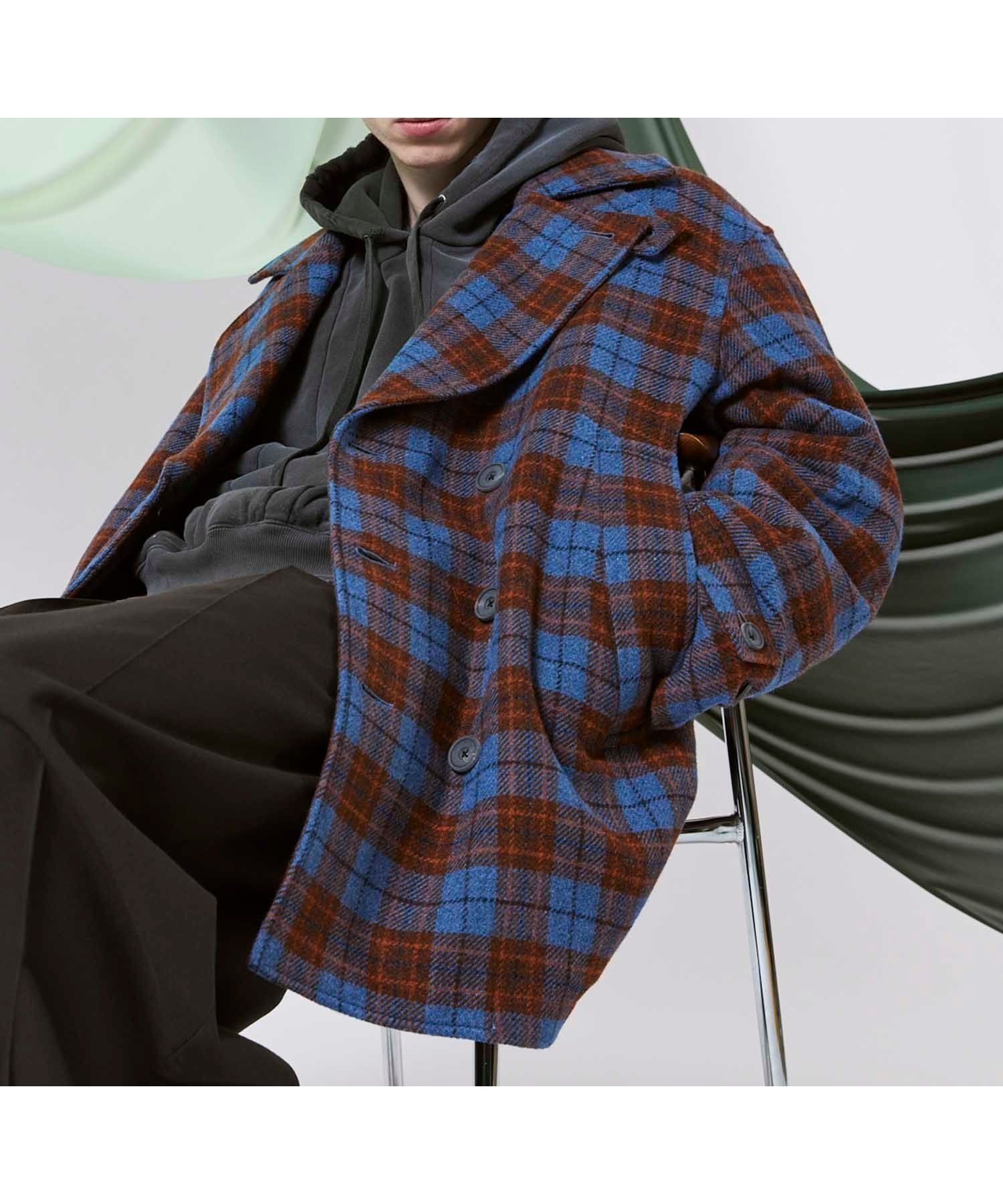 【メゾンスペシャル/MAISON SPECIAL】の【Italian Dead Stock Fabric】Prime-Over Pea Coat インテリア・キッズ・メンズ・レディースファッション・服の通販 founy(ファニー) 　ファッション　Fashion　レディースファッション　Fashion for Women　アウター　Coat / Outerwear Collection　コート・ロングコート・ピーコート　Long Coats, Peacoats & More　Pコート　Pea Coats　コレクション　Collection, Seasonal Line　ショルダー　Shoulder, Shoulder Strap　スタンド　Stand Collar, Upright Stand　ドロップ　Drop Shoulder, Dropped Style　ミドル　Middle Length, Mid Height　BRN|ID: prp329100004811498 ipo3291000000034926234