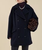 【マイカ ディール/MICA & DEAL】の【marmors】P-coat 人気、トレンドファッション・服の通販 founy(ファニー) ファッション Fashion レディースファッション Fashion for Women アウター Coat / Outerwear Collection コート・ロングコート・ピーコート Long Coats, Peacoats & More ショート Short, Short Length トレンド Trend, Trending Now 定番 Standard, Basic Item ベスト Vest, Waistcoat ベーシック Basic, Essential ポケット Pocket, Pocket Detail エレガント 上品 Elegant thumbnail NAVY|ID: prp329100004811510 ipo3291000000034926342