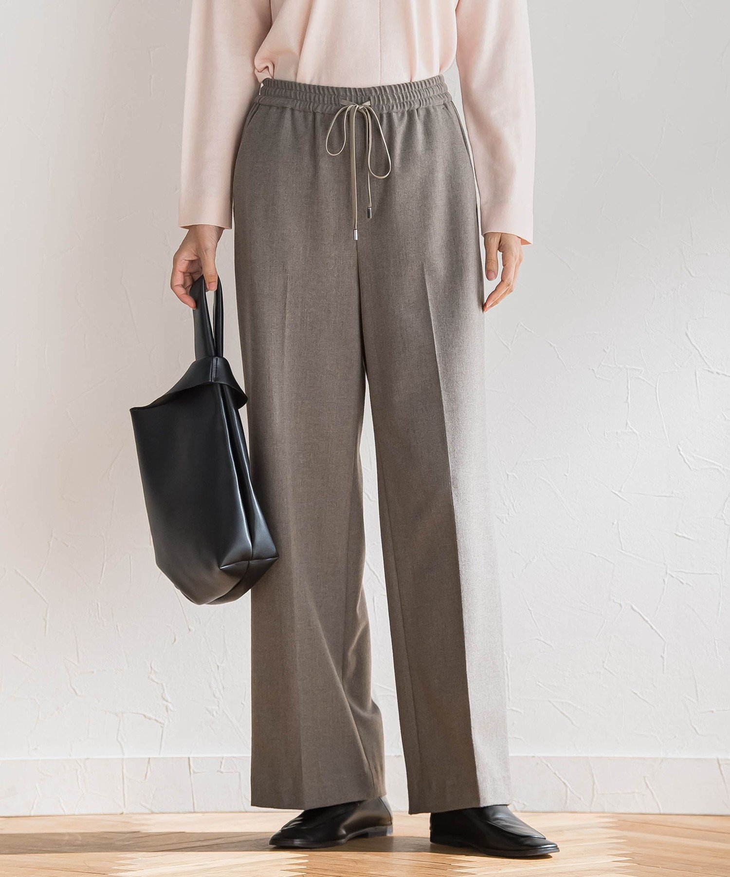 【ラ エフ/Laf…】の【biyori】ピクシエスタワイドパンツ 人気、トレンドファッション・服の通販 founy(ファニー) 　ファッション　Fashion　レディースファッション　Fashion for Women　パンツ　Pants & Trousers　洗える　Machine Washable　秋　Autumn　シンプル　Simple, Minimal　ストレッチ　Stretch, Stretchy Fabric　センター　Center, Center Line　ピーチ　Peach, Soft Touch　ワイド　Wide, Wide Fit　冬　Winter / This Winter　A/W・秋冬　Autumn/Winter　2025年　2025　2025-2026秋冬・A/W　Autumn/Winter 2025–26 AW25–26　 other-1|ID: prp329100004811543 ipo3291000000034926619