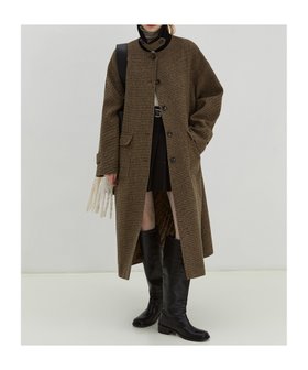 【チュクラ/chuclla】のチェック柄 スタンドカラーロングコート FD22W140【Fano】 人気、トレンドファッション・服の通販 founy(ファニー) ファッション Fashion レディースファッション Fashion for Women アウター Coat / Outerwear Collection コート・ロングコート・ピーコート Long Coats, Peacoats & More エレガント 上品 Elegant キルティング Quilted, Quilting ショルダー Shoulder, Shoulder Strap シンプル Simple, Minimal スタンド Stand Collar, Upright Stand チェック Check, Plaid, Tartan トレンド Trend, Trending Now ベルベット Velvet, Velvety ベーシック Basic, Essential ポケット Pocket, Pocket Detail リアル Real, Realistic A/W・秋冬 Autumn/Winter |ID:prp329100004811565