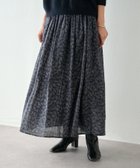 【ビアズリー/BEARDSLEY】のリーフプリントスカート 人気、トレンドファッション・服の通販 founy(ファニー) ファッション Fashion レディースファッション Fashion for Women スカート Skirts インド Indian Textile ギャザー Gathered, Ruffled プリント Print, Printed Pattern ポケット Pocket, Pocket Detail リーフ Leaf, Botanical Leaf ロング Long, Long-Length 再入荷 Restock / Back in Stock エレガント 上品 Elegant thumbnail ブラック|ID: prp329100004811567 ipo3291000000034926824