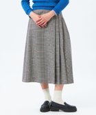 【マッキントッシュ フィロソフィー/MACKINTOSH PHILOSOPHY】のサイドプリーツチェックツイードスカート 人気、トレンドファッション・服の通販 founy(ファニー) ファッション Fashion レディースファッション Fashion for Women スカート Skirts おすすめ Recommended / Our Picks キルト Quilt, Quilted Fabric クラシック Classic, Timeless Style ジャケット Jacket, Outerwear チェック Check, Plaid, Tartan ハーフ Half, Half-Length プリーツ Pleats, Pleated 冬 Winter / This Winter 秋 Autumn thumbnail グレー|ID: prp329100004811570 ipo3291000000034926841