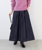 【マイカ ディール/MICA & DEAL】のタックギャザーメモリースカート 人気、トレンドファッション・服の通販 founy(ファニー) ファッション Fashion レディースファッション Fashion for Women スカート Skirts シャンブレー Chambray, Denim-Like Fabric シューズ Shoes, Footwear スウェット / スエット Sweatshirt, Sweatwear タフタ Taffeta, Structured Fabric ダウン Down, Puffer ポケット Pocket, Pocket Detail エレガント 上品 Elegant 年末 Year-end thumbnail NAVY|ID: prp329100004811573 ipo3291000000034926890