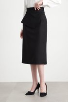 【ピンキーアンドダイアン/Pinky&Dianne】のペプラムフラノスカート 人気、トレンドファッション・服の通販 founy(ファニー) ファッション Fashion レディースファッション Fashion for Women スカート Skirts アシンメトリー Asymmetrical Style シンプル Simple, Minimal スタンダード Standard, Basic ストレッチ Stretch, Stretchy Fabric タイトスカート Pencil Skirt, Tight Skirt ペプラム Peplum, Flared Hem ポケット Pocket, Pocket Detail 冬 Winter / This Winter thumbnail ブラック|ID: prp329100004811608 ipo3291000000034927270
