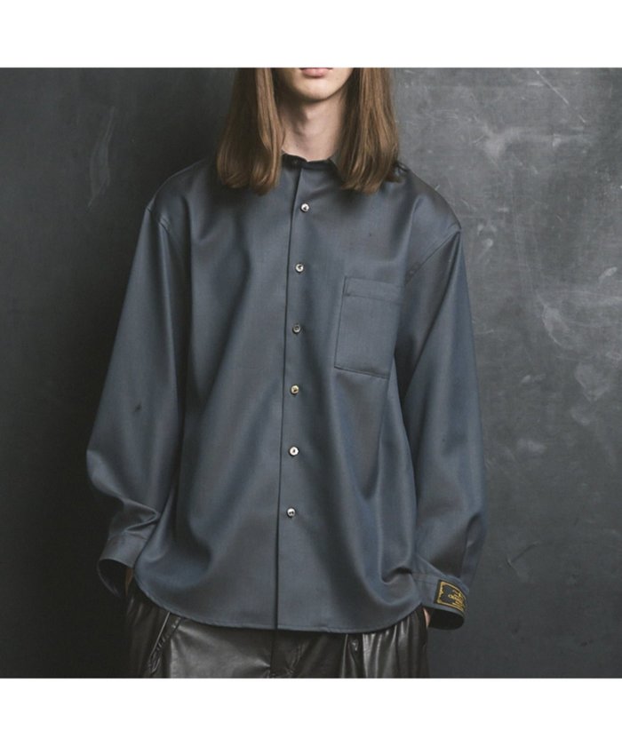 【メゾンスペシャル/MAISON SPECIAL】の4 Colors Chambray Washable Wool Prime-Over Regular Collar Shirt インテリア・キッズ・メンズ・レディースファッション・服の通販 founy(ファニー) https://founy.com/ ファッション Fashion レディースファッション Fashion for Women トップス・カットソー Cut & Sew Tops シャツ・ブラウス・オフィスカジュアル Elegant Blouses & Button-Ups シャンブレー Chambray, Denim-Like Fabric ショルダー Shoulder, Shoulder Strap シンプル Simple, Minimal ドロップ Drop Shoulder, Dropped Style パターン Pattern, Design Print |ID: prp329100004811609 ipo3291000000034927281