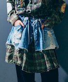 【アールエヌエー/RNA】のG1098 ダメージラップミニスカート 人気、トレンドファッション・服の通販 founy(ファニー) ファッション Fashion レディースファッション Fashion for Women スカート Skirts ミニスカート Mini Skirts カットオフ Cut-Off Design ガーリー Girly, Feminine Style ダメージ Distressed, Destroyed デニム Denim, Jeans Material フロント Front, Front Design メンズ Men's, Menswear ラップ Wrap, Wrap Design リアル Real, Realistic リメイク Remake, Reconstructed ヴィンテージ Vintage Style thumbnail オールドカコウチュウショク|ID: prp329100004811611 ipo3291000000034927291