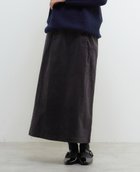 【メルローズ クレール/MELROSE claire】のコーデュロイマリンスカート 人気、トレンドファッション・服の通販 founy(ファニー) ファッション Fashion レディースファッション Fashion for Women スカート Skirts コーデュロイ Corduroy, Cord Fabric ストレッチ Stretch, Stretchy Fabric ストレート Straight, Straight Cut フロント Front, Front Design リラックス Relax, Relaxed Fit thumbnail グレー|ID: prp329100004811612 ipo3291000000034927309