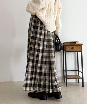 【フレディ&グロスター/FREDY&GLOSTER】の【GEVACO/ゲバコ】チェックサイドベルトスカート 人気、トレンドファッション・服の通販 founy(ファニー) ファッション Fashion レディースファッション Fashion for Women スカート Skirts ベルト&ウエストマーク Belts & Waist Accessories チェック Check, Plaid, Tartan プリーツ Pleats, Pleated 楽ちん Easy Fit, Comfortable ワーク Workwear, Utility Style おすすめ Recommended / Our Picks エレガント 上品 Elegant 2025年 2025 2025-2026秋冬・A/W Autumn/Winter 2025–26 AW25–26 |ID:prp329100004811631