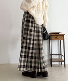 【フレディ&グロスター/FREDY&GLOSTER】の【GEVACO/ゲバコ】チェックサイドベルトスカート ベージュ系その他|ID: prp329100004811631 ipo3291000000034927553