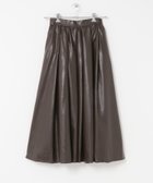 【アーバンリサーチ ロッソ/URBAN RESEARCH ROSSO】のF by ROSSO タックボリュームスカート 人気、トレンドファッション・服の通販 founy(ファニー) ファッション Fashion レディースファッション Fashion for Women スカート Skirts 2025年 2025 2025-2026秋冬・A/W Autumn/Winter 2025–26 AW25–26 冬 Winter / This Winter エレガント 上品 Elegant ショート Short, Short Length ドレープ Drape, Draping Fabric フェイクレザー Faux Leather, PU Leather フレア Flare, Flared 秋 Autumn A/W・秋冬 Autumn/Winter thumbnail ブラウン|ID: prp329100004811632 ipo3291000000034927558