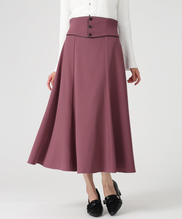 【ミッシュマッシュ/MISCH MASCH】のMM547211 パイピングコルセットベルトAラインスカート インテリア・キッズ・メンズ・レディースファッション・服の通販 founy(ファニー) https://founy.com/ ファッション Fashion レディースファッション Fashion for Women スカート Skirts Aライン・フレアスカート A-Line & Flared Skirts ベルト&ウエストマーク Belts & Waist Accessories コルセット Corset, Bustier シャーリング Shirring, Ruched パイピング Piping, Trim Design ロング Long, Long-Length エレガント 上品 Elegant |ID: prp329100004811643 ipo3291000000034927635