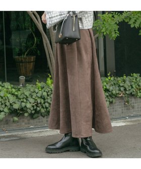 【アイテムズアーバンリサーチ/ITEMS URBAN RESEARCH】の『静電気防止』フェイクスエードタックフレアスカート 人気、トレンドファッション・服の通販 founy(ファニー) ファッション Fashion レディースファッション Fashion for Women スカート Skirts Aライン・フレアスカート A-Line & Flared Skirts 2025年 2025 2025-2026秋冬・A/W Autumn/Winter 2025–26 AW25–26 冬 Winter / This Winter フレア Flare, Flared リラックス Relax, Relaxed Fit エレガント 上品 Elegant 定番 Standard, Basic Item A/W・秋冬 Autumn/Winter |ID:prp329100004811646