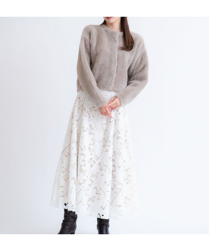 【ノエラ/Noela】のレースレイヤードトルネードスカート インテリア・キッズ・メンズ・レディースファッション・服の通販 founy(ファニー) https://founy.com/ ファッション Fashion レディースファッション Fashion for Women スカート Skirts スカラップ Scallop, Scalloped Edge バランス Balance, Style Balance フラワー Flower, Floral ポケット Pocket, Pocket Detail レース Lace, Lace Fabric |ID: prp329100004811651 ipo3291000000035187993