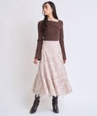 【ノエラ/Noela】のレースレイヤードトルネードスカート ピンク|ID: prp329100004811651 ipo3291000000035187995