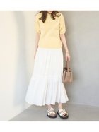 【ミラオーウェン/Mila Owen】のマキシ丈ボリュームティアードスカート WHT[001]|ID: prp329100004811657 ipo3291000000034927759