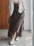 【ミラオーウェン/Mila Owen】のマキシ丈ボリュームティアードスカート DBRW[059]|ID: prp329100004811657 ipo3291000000034927765