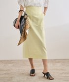 【ロペ/ROPE'】の【洗える】サテンリネン ポケット付きタイトスカート【34サイズ/J aDoRe・店舗限定】/25SS 人気、トレンドファッション・服の通販 founy(ファニー) ファッション Fashion レディースファッション Fashion for Women スカート Skirts おすすめ Recommended / Our Picks イエロー Yellow カットソー Cut and Sewn Top サテン Satin, Glossy Fabric ストレッチ Stretch, Stretchy Fabric ポケット Pocket, Pocket Detail リネン Linen, Linen Fabric エレガント 上品 Elegant ビジネス 仕事 通勤 Business / Work / Commuting 定番 Standard, Basic Item 洗える Machine Washable thumbnail イエロー(80)|ID: prp329100004811679 ipo3291000000034928013