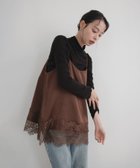 【リアン/Lian】のレースサテンキャミ 人気、トレンドファッション・服の通販 founy(ファニー) ファッション Fashion レディースファッション Fashion for Women トップス・カットソー Cut & Sew Tops キャミソール&ノースリーブ Camisoles & Sleeveless Tops キャミソール Camisole, Spaghetti Strap Top サテン Satin, Glossy Fabric レース Lace, Lace Fabric thumbnail ブラウン|ID: prp329100004811681 ipo3291000000036268812